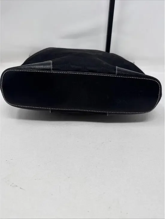 Coach Chelsea Signature Black Canvas & Leather Bag( No Strap) - Picture 7 of 11